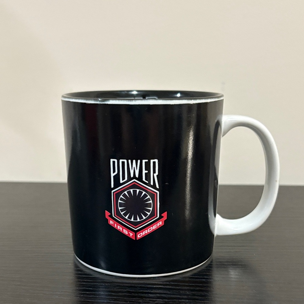 Black Star Wars Mug with First Order Logo